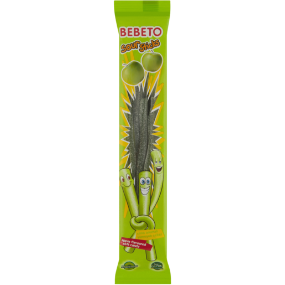 BEBETO SOUR STICK APPLE 30G